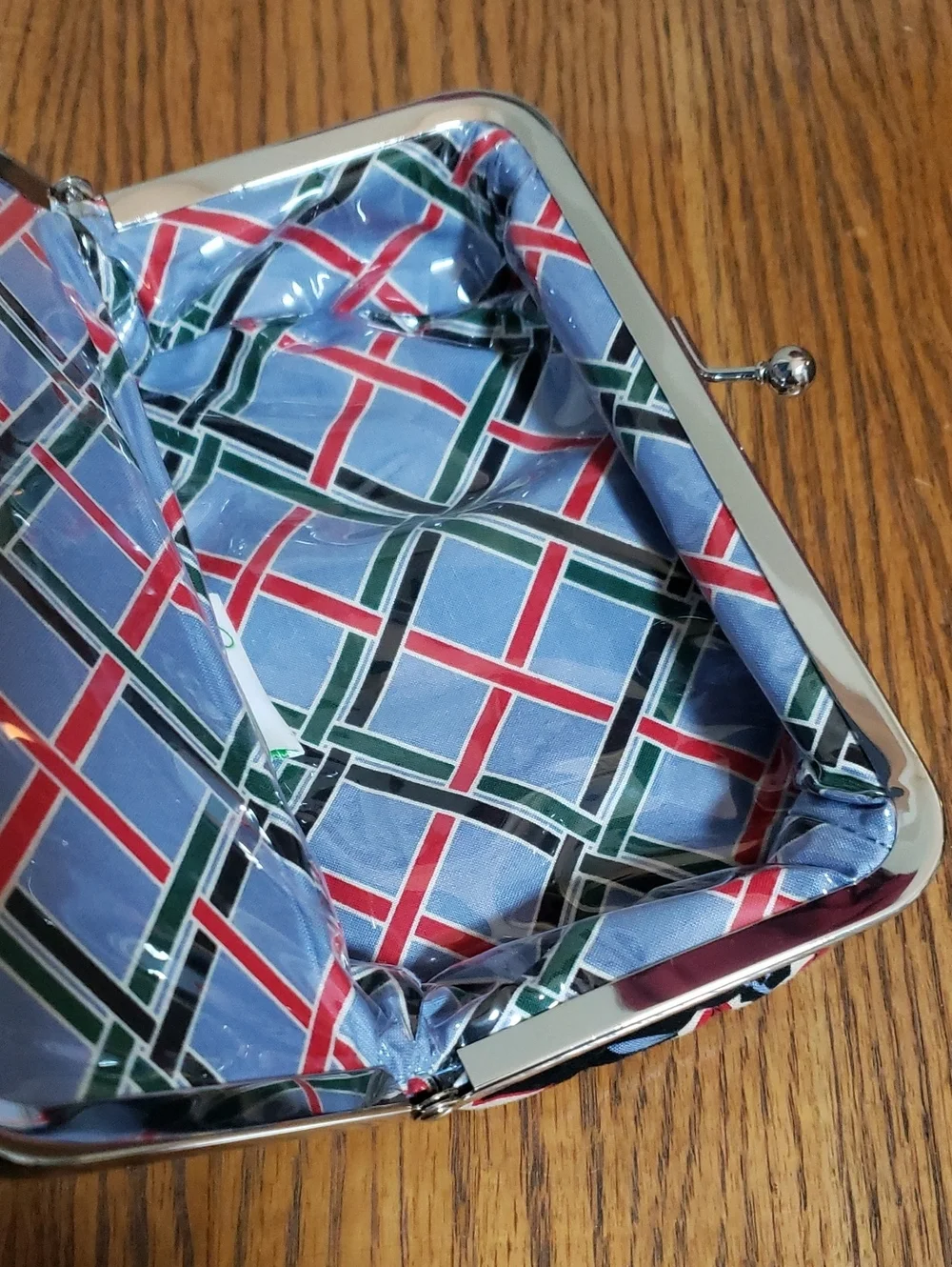 Vera Bradley Versailles Kisslock Makeup Bag / Clutch